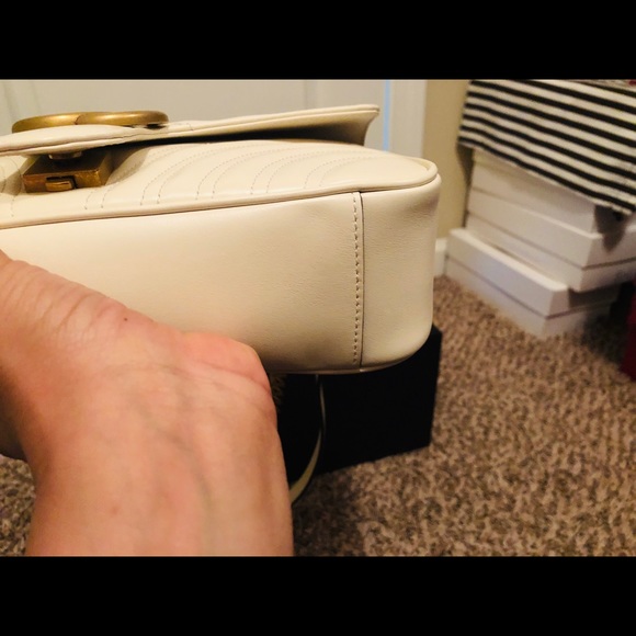 ❤️SOLD❤️ Gucci marmont matelasse small-Ivory - Picture 4 of 13